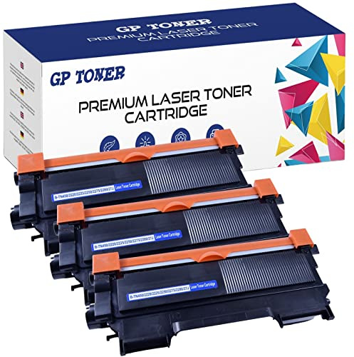 3X Toner XL Kompatibel mit Brother TN-2220 Brother DCP-7060 N DCP-7065 DN DCP-7070 DW Fax 2840 Fax 2845 Fax 2940 Fax 2950 HL-2200 Series HL-2215 HL-2220 HL-2230 HL-2240 HL-2240 D (3X Schwarz)
