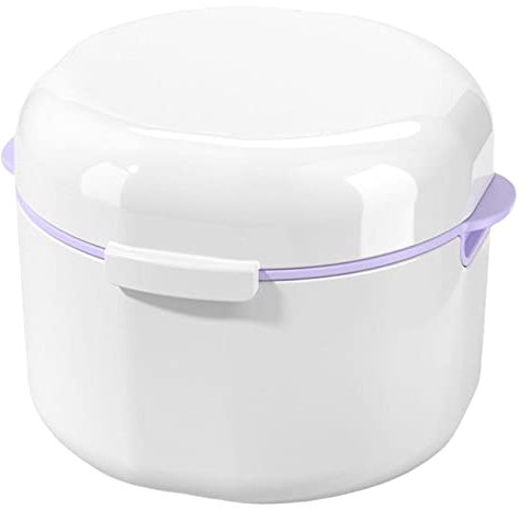 Rosixehird dentadura | Taza baño para dentaduras postizas con Cesta coladora - Caja Limpieza baño para dentadura, contenedor Taza remojo, retenedor Limpiador, Estuche