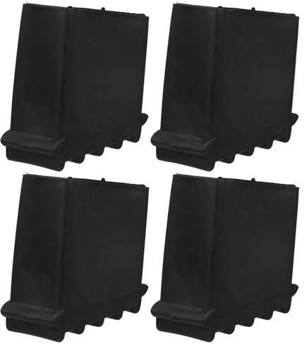Ipetboom Échelle 4 Pièces Pieds D' Patins en Caoutchouc Antidérapants Couverture Escabeau Pieds De Remplacement Tapis De Pied Coussin Extension Protecteur De pour La Maison