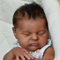 Anano Reborn Babypuppen, schwarz, 48,3 cm, realistische Babypuppen, die echt aussehen, Laura Biracial Reborn-Puppen, weicher Körper, realistische Babypuppen, bestes Geschenk für Kinder ab 3 Jahren