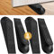 4 Pcs Door Stoppers Rubber Door Stop Heavy Duty Non-Slip Door Wedges Stopper for Floor Non-Slip on Tiles/Carpet/Parquet Doorstop Ideal for Homes, Offices, Workshops