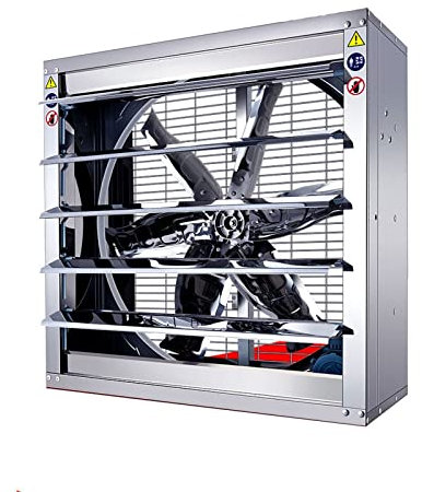 Ventilation Fans Wall Mounted Shutter Exhaust Fan - High Speed Ventilation Fans - Automatic Shutter - Vent Fan For Home Attic, Shed, or Garage Ventilation Exhaust Fan (Size : 138 * 138cm)