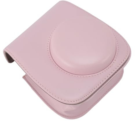 Instant Camera Case with Accessories Kit, Instax Mini 12 Instant Film Camera, Includes Camera Strap + Photo Album + Picture Frames + Selfie Lens + Animal Frames & More (Light Pink)