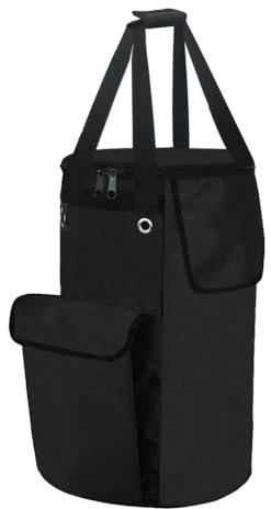 Housse Réservoir Propane, Couvercle Protection Antidérapant pour Bouteille Gaz avec Rabat Latéral/4 Trous d'aération, Sac Transport pour la Maison et l'extérieur (50x30cm)