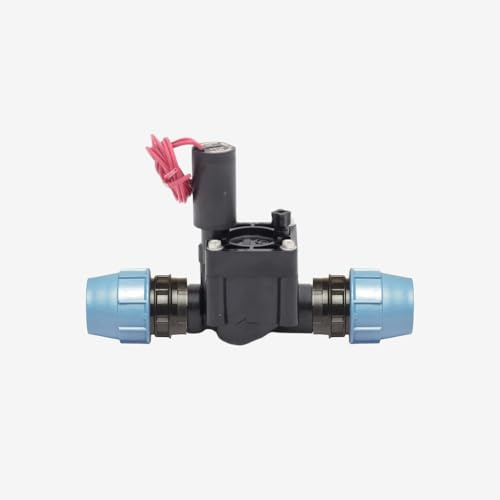 M.H.B. Hunter - Electroválvula PGV-100-MMB 1 AG/AG con 2 acoplamientos PP de 25 mm x 1 IG