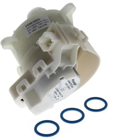 sparefixd Pump Motor and O Ring Seals to Fit Whirlpool Dishwasher