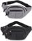 Bauchtasche Herren, 2 Stücke Bauchtasche Herren und Damen Bauchtasche Wasserdicht Crossbody Bag Umhängetasche Herren mit 4 Reißverschlusstaschen für Outdoor Reisen Sport Wandern Hundespaziergänge
