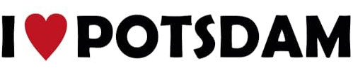chemstickattack I Love Potsdam Aufkleber Sticker Autoaufkleber Liebe Herz Städte ca. 17x3 cm wetterbeständig