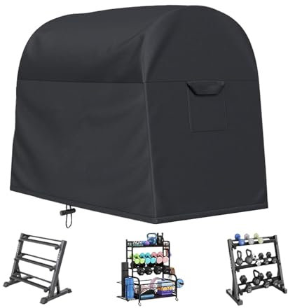 Dumbbell Rack Cover, Waterproof Weight Rack Covers, Gym Equipment Storage Covers, Fitness Rack Protection Cover, Waterproof Dumbbell Weight Rack Protective Cover For Home, Outdoor, Gymnasiums