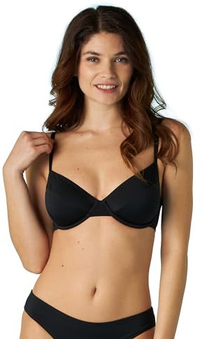 LOVABLE Reggiseno Ferretto Essential Micro Bikini, Noir, 34 / 3B Femmes