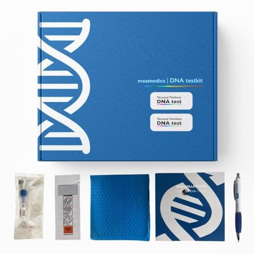 Meamedica 4-in-1 DNA Test: Persönlicher Ernährung für Fitness, Vitalität und Persönliche Arzneimittel Test | 2 ergänzenden Analysen Appetit, Stoffwechsel sowie das Immunsystem | Vitamin D, B12, B6