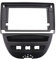 MKVAXR 9 Pouces 2 Din autoradio Fascia Fascia Dash Kit DVD Radio Panneau stéréo Couverture Aygo, for citroën, C1, for Peugeot, 107 2005-2014 Cache de façade stéréo(9 inch)