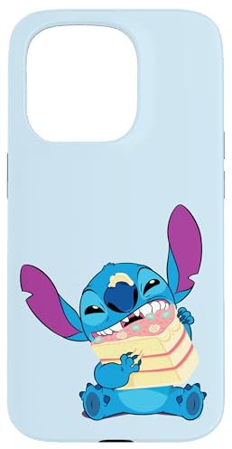 Disney Lilo & Stitch Wedding Party Crasher Stitch with Cake Hülle für iPhone 15 Pro