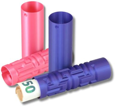 WarsoWerk Labyrinthbox Rosenviolett 2 Stück • Verpackung für Geld, Gutschein, kleine Geschenke • Rätselbox für Mädchen, Frauen, Jugendliche, Geburtstag, Weihnachten (Metallic Violett & Metallic Rosé)