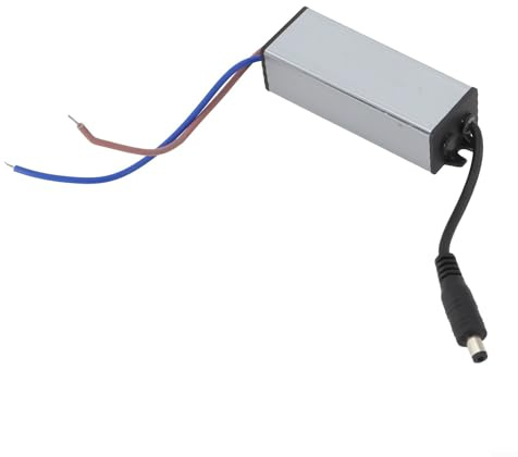 Pilote LED 24 W Courant constant 600 mA IP66 étanche Bloc d'alimentation à découpage AC 175-265 V CC 36-48 V pour panneau LED Éclairage cuisine salle de bain Aluminium 168 x 50 x 20 mm