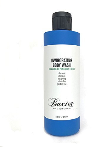 Baxter of California Le Gel Douche revigorant à la lime italienne et à la grenade, 236 ml