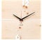huamet Wanduhr Holz PUHR aus Zirbe, eckig - einzigartiges Design, geräuschlos ohne Ticken - Qualitätsprodukt Made in Südtirol - CH41-A-00