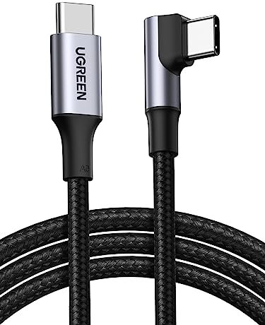 UGREEN Cable USB C 100W PD 3.0, Tipo C Carga Rápida 20V 5A, Compatible con MacBook Air, iPhone 16/15 Plus Pro Max, Galaxy S24 S23 S22 S21, Pixel 6 7 8 9, 1M