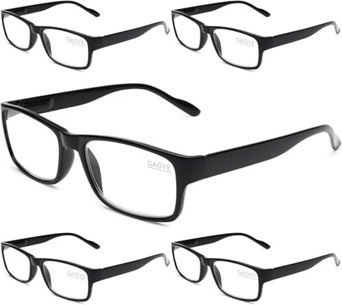 Gaoye 5 pack Lesebrillen herren/damen mit blaulichtfilter Brille Lesehilfe für Damen Herren