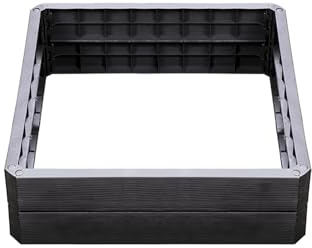 Garantia Ergo Quadro L Hochbeetsystem anthrazit, Höhe: 25 cm, 80 x 80 cm
