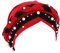 Fxhixiy Damen Hijab Perlen Zopf Turban Hut Kopftuch Krebs Chemo Beanies Bandana Headwrap Cap, Rot, schwarz, Einheitsgröße