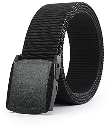 SAIBANGZI Herren Gürtel Nylon Gürtel-Verstellbarer Schnalle aus Kunststoff Canvas Gürtel-Outdoor-Sportarten Taktischer Gürtel
