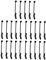 Screst Carp Fishing Kickers Accessories Tangle Sleeve for Hair Ronnie Rigs End Tackle D Rigs Kicker Hooks Line Aligners Sleeve L 25pcs