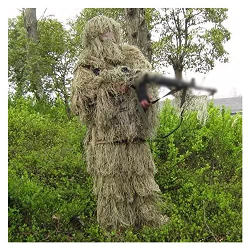 Splenlife Tarnanzug Herren Camouflage,jagdanzug Herren Outerdo 3D Woodland Tarnanzug Camo Camouflage Kleidung Jagd Tarnen Cape Tarnung Polyester ,Herren Damen Kinder