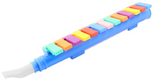 Ruilogod Blue 13 Tasten Melodica Tragbare Mund Orgel Harmonica Instrument