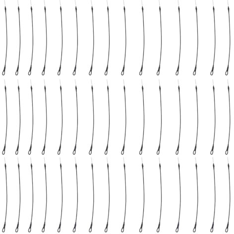 Baluue 100 Pezzi Cavo Di Sicurezza in Acciaio Per Prevenzione Delle Perdite, Fascette Antitaccheggio Per Abbigliamento E Borse, Chiusura a Gancio E Design Semplice