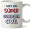 MUGFFINS Tazas para GUARDIA CIVIL hombre - En Español - Soy Súper - 11 oz / 330 ml - Regalo original y divertido