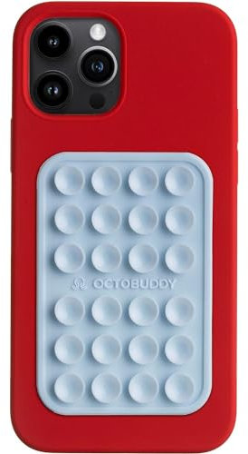 OCTOBUDDY || Support adhésif en Silicone pour Coque de téléphone Portable || Compatible avec Les Coques de téléphone Portable iPhone et Android, Support antidérapant Mains Libres pour Selfies et
