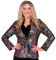 W WIDMANN MILANO Party Fashion - Party Fashion Blazer mit Pailletten für Damen, Schlagermove, Jackett, Festival, Faschingskostüme