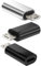 Lightning to Micro USB Adapter (3 Pack) Lightning Female Cable Micro USB Male Jack Converter Cables Plug Accessories Socket Compatible with Samsung Galaxy S7 Active Edge S6 Note5 Note4 Note3