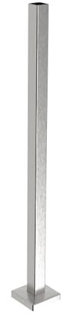 Sellon24® Edelstahl Geländerpfosten 40x40 Pfosten Profil Pfosten Steher eckig offen (AJP-VER-VR100)
