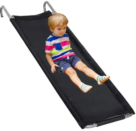 Youngwier Toboggans pour Trampolines, échelle de Trampoline de sécurité - Assez Large et sûr pour s'amuser avec Une Forte résistance aux déchirures - Accessoires indispensables pour Trampoline,