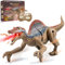 JONEG Ferngesteuerter Dinosaurier, RC Dino Roboter Geschenk für Kinder 3-8 Jahre, Realistische Spielzeug Gehbewegungen Geburtztag für Kinder