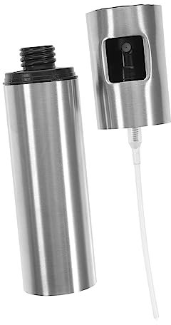 TOPBATHY Leak Spray Bottle for Kitchen Oil Storage Oil Sprayer Bottle Stainless Steel Design for Bbq and Cooking Dispenser Use