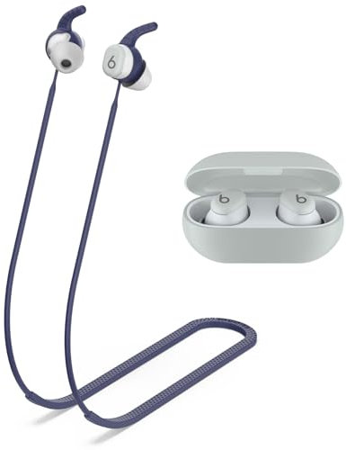 WADVCU Cinturino in morbido silicone compatibile con Beats Solo Buds, speciale design antiscivolo per cuffie sportive, accessorio per cuffie anti-smarrimento, compatibile solo con auricolari Beats