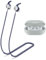 WADVCU Soft Silicone Strap Compatible with Beats Solo Buds, Special Anti-Skid Design Sports Anti Lost Headphones Lanyard Accessories ONLY Compatible with Beats Solo Buds Earbuds Neck Rope Cord(Blue)