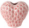Erdbeervase, Erdbeer-Keramik-Blumenvase