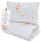 Kinder Bettdecke ohne Bezug 100x135 cm - Baumwolle Baby Decke und Kissen Set Kinderdecke 100 x 135 und Kopfkissen 60 x 40 - Bettdecken Kinderbettdecke Oeko-Tex Kaninchen