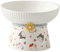 Gamelle surélevée pour chat - Bassin d'eau en céramique - Outil d'alimentation pour chatons - 15 x 10,8 x 11,2 cm - Anti-vomissements et anti-gloutons - Pour chiens de petite, moyenne et grande taille