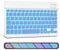 XIWMIX Wireless Bluetooth Keyboard, Ultra-Slim 7-Color Backlit Portable Rechargeable Keyboard for iPad 11th/10th/9th/8th/7th, iPad Pro/Air/Mini, for Samsung Tablets, iOS/Android/Windows Devices,Purple