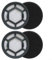 Lot de 2 filtres d'aspirateur de rechange compatibles avec les modèles sans fil pour maintenir l'air