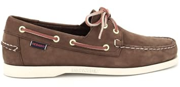 Docksides Portland Herren Bootsschuhe Brown Seal Yellow Nubuk