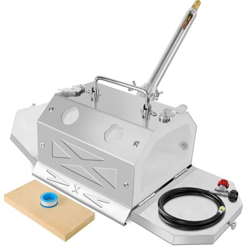 Blacksmith Forge Kit, Propane Gas Welding, 2600°F Stainless Steel Forge for Knife Making, Metalworking, Hobby Forging