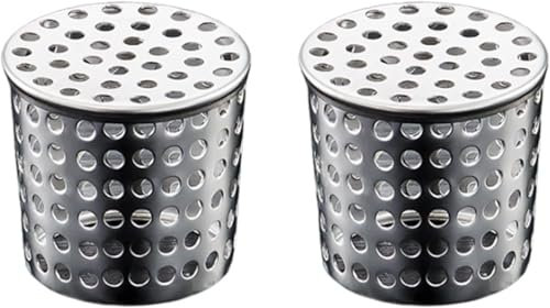 2 Stück Fallrohrschutz, Dachrinnen Laubschutz, Regenrinnen Laubschutz, 304 Edelstahl Laubfanggitter, Anti-Blockier Dachrinnenschutz Für Dachrohre, Abflüsse Und Fallrohre, 50-63/68-83/85-100mm