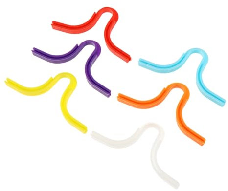 VILLFUL 6 pièces Clips de Nez Silicone Buée pour Lunettes Supports Confortables et pour Éviter la Buée Hiver