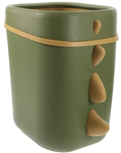 Abaodam Cartoon Dinosaur Trash Bin for Boys and Rooms and Home Office Large Capacity Material Wastebasket